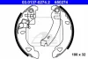 Гальмівна колодка FIAT BRAVA, BRAVO I, PUNTO LANCIA Y 1.1-1.9D 09.93-09.03 ATE (03013702742) зображення 1