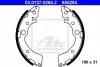 Гальмівна колодка HONDA CIVIC V, CIVIC VI, CRX III 1.3-1.6 10.91-02.01 ATE (03013702842) зображення 1