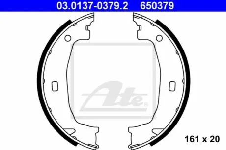 Гальмівна колодка BMW 1 (E81), 1 (E82), 1 (E87), 1 (E88), 1 (F20), 1 (F21), 2 (F22, F87), 2 (F23), 3 (E36), 3 (E46), 3 (E90), 3 (E91), 3 (E92), 3 (E93), 3 (F30, F80), 3 (F31) 1.5-3.0 01.92-06.21 ATE 03013703792 Купити в Україні