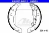 Гальмівна колодка DS DS 3 CITROEN C3 II, DS3 PEUGEOT 207, 208, 208 I 1.0-1.6D 02.06 ATE (03013704912) зображення 1