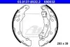 Фото Гальмівна колодка DACIA LOGAN, LOGAN II, LOGAN MCV II, SANDERO, SANDERO II RENAULT CLIO II, CLIO IV, LOGAN I, LOGAN II, LOGAN/STEPWAY II, SANDERO/STEPWAY I, SANDERO/STEPWAY II 0.9-1.9D 02.98 ATE (03013705322) зображення 1