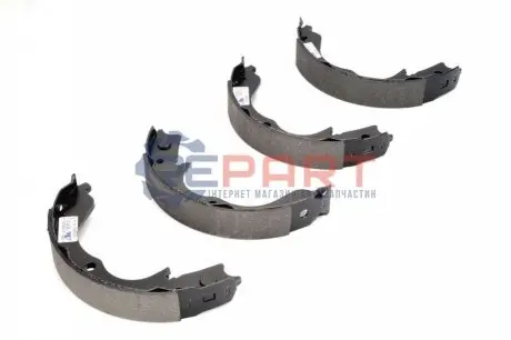 Гальмівна колодка CITROEN C-CROSSER, C-CROSSER ENTERPRISE MITSUBISHI GRANDIS, LANCER VIII, OUTLANDER II PEUGEOT 4007 SUBARU FORESTER, IMPREZA, LEGACY V, OUTBACK 1.5-3.6 04.04 ATE 03013730152 Купити в Україні