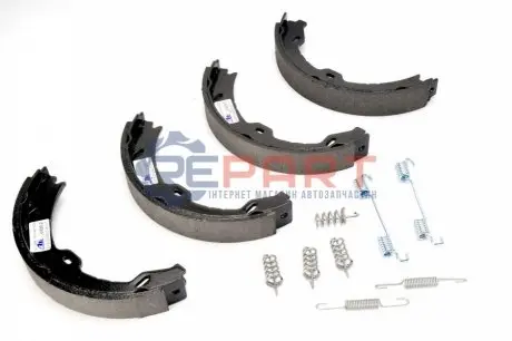 Гальмівна колодка MERCEDES CLS (C219), E (VF211), E (W211), E T-MODEL (S211), SL (R230) 1.8-6.3 10.01-01.12 ATE 03013740172 Купити в Україні