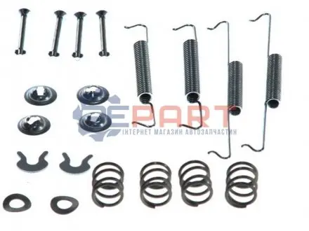 Монтажний набір гальмівної колодки PORSCHE 924 VW GARBUS 1.2-2.0 01.60-08.89 ATE 03013790052