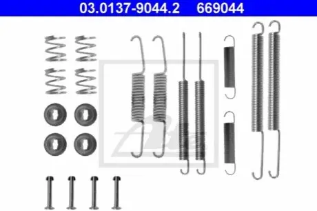 Монтажний набір гальмівної колодки AUDI 100 C2, 100 C3 VW CADDY I, GOLF III, PASSAT B3/B4 1.5-2.4D 03.77-04.99 ATE 03013790442 Купити в Україні