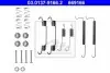 Монтажний набір гальмівної колодки CHEVROLET CORSA, TIGRA OPEL ASTRA F, CORSA A, CORSA A TR, CORSA B, CORSA C, TIGRA 1.0-1.7D 09.82-12.12 ATE (03013791662) зображення 1