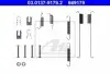 Монтажний набір гальмівної колодки (AP LOCKHEED) FIAT BRAVA, BRAVO I, PANDA, PUNTO FORD FIESTA IV, KA LANCIA Y MAZDA 121 III 1.0-1.9D 09.93 ATE (03013791792) зображення 1