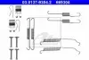Монтажний набір гальмівної колодки FORD FIESTA, FIESTA VI, KA+ III 1.0-1.6D 06.08 ATE (03013793042) зображення 1