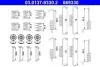 Монтажний набір гальмівної колодки (MANDO) HYUNDAI SANTA FÉ I, TRAJET, TUCSON KIA SPORTAGE II 2.0-2.7 09.99-11.10 ATE (03013793302) зображення 1