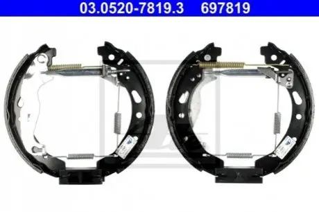 Гальмівна колодка MAZDA 2 1.3-1.6D 07.07 ATE 03052078193