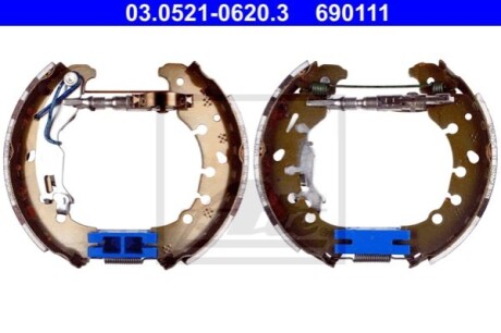 Гальмівні колодки ATE 03.0521-0620.3
