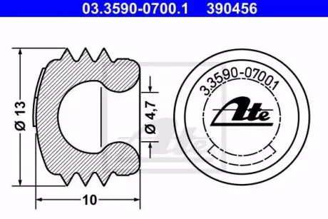Пыльник ATE 03359007001