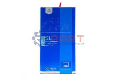 Жидкость тормозная DOT 4, 5л. ATE 03990158032 Купить в Украине