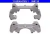 Скоба, супорт гальма передн AUDI A1, A3, A4 ALLROAD B8, A4 B8, A5, TT VW BEETLE, CADDY III, CC B7, EOS, GOLF PLUS, GOLF PLUS V, GOLF V, GOLF VI, JETTA III, JETTA IV 1.0-3.6 02.03-05.22 ATE (11.0230-0783.1) зображення 2