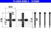 Гальмівні колодки (монтажний набір) - ATE 13.0460-0088.2 (271831, 272643) 13046000882