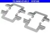 Монтажний набір гальмівних колодок CITROEN C2, C2 ENTERPRISE, C3 I, C3 PLURIEL 1.4-1.6D 02.02 ATE (13046001452) зображення 2