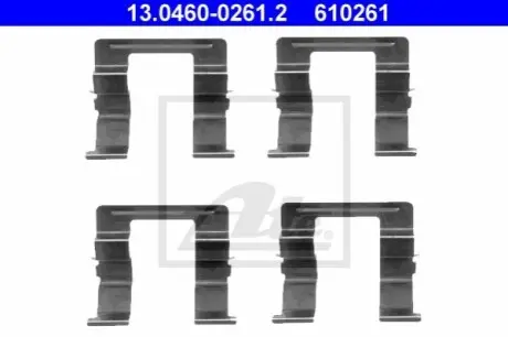 Фото Мотажний комплект гальмівних колодок ATE (13046002612) зображення 1