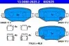 Комплект гальмівних колодок задн (з комплектуючими), CHRYSLER GRAND VOYAGER V, TOWN & COUNTRY, VOYAGER V DODGE GRAND, JOURNEY FIAT FREEMONT FORD USA FREESTAR LANCIA VOYAGER 2.0D-4.2 10.03 ATE (13046026252) зображення 1