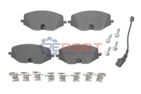 Фото Комплект гальмівних колодок, дискове гальмо ATE (13046026432) зображення 1