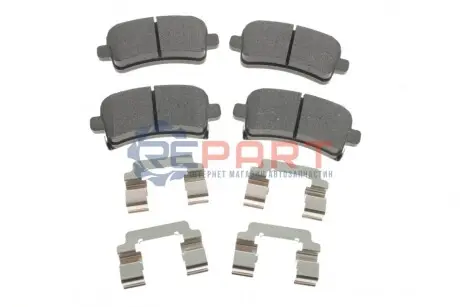 Комплект гальмівних колодок задн (з комплектуючими), CHEVROLET MALIBU OPEL INSIGNIA A, INSIGNIA A COUNTRY SAAB 9-5 1.4-2.8 07.08 ATE 13046027552 Купити в Україні