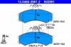 Комплект гальмівних колодок передн, ALFA ROMEO AR 6 CITROEN C25 FIAT DUCATO, TALENTO PEUGEOT J5 1.8-2.5D 09.81-05.94 ATE (13046029012) зображення 1