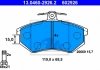 Гальмівні колодки, дискове гальмо (набір) ATE 13046029262 (фото 1)