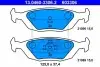 Комплект гальмівних колодок задн, VOLVO 440, 460, 480 OPEL KADETT A SAAB 900 I, 9000 1.0-3.0 09.62-12.98 ATE (13046033062) зображення 1