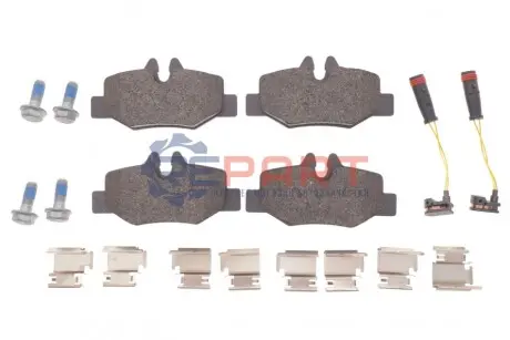 Колодки гальмівні (задні) MB Vito/Viano (W639) 03- (+датчики) ATE 13046038212 Купити в Україні