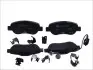Комплект гальмівних колодок передн, FIAT 500, 500 C, PANDA FORD KA 1.2-1.4CNG 09.03 ATE (13046038462) зображення 1