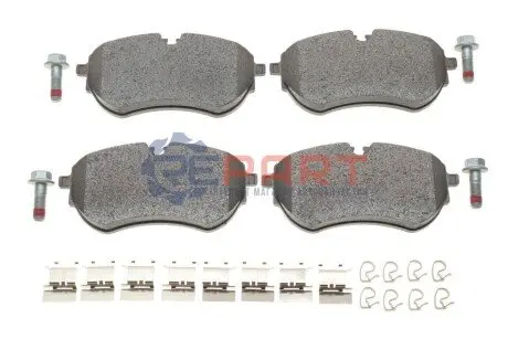 Комплект гальмівних колодок передн, VW AMAROK 2.0/2.0D/3.0D 09.10 ATE 13046038772 Купити в Україні