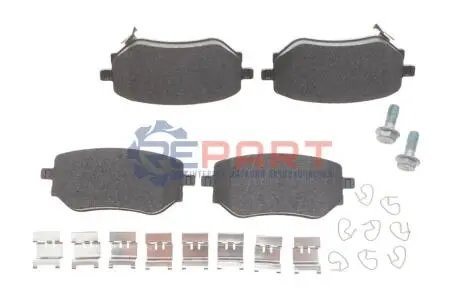 Комплект гальмівних колодок задн, MERCEDES X (470) NISSAN NAVARA NP300 RENAULT ALASKAN 2.3D/2.5D/3.0D 07.14 ATE 13046038882 Купити в Україні