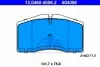 Комплект гальмівних колодок передн, AUDI A8 D2 PORSCHE 911, 928 2.5D-5.4 08.91-09.02 ATE (13046040562) зображення 1