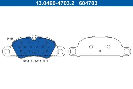 Автозапчасть ATE 13046047032