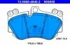 Комплект гальмівних колодок передн, AUDI R8 PORSCHE CAYENNE 3.0D-5.2 05.02 ATE (13046048402) зображення 1