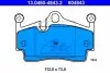 Комплект гальмівних колодок задн, PORSCHE 911 3.6 04.05-12.08 ATE (13046048432) зображення 1