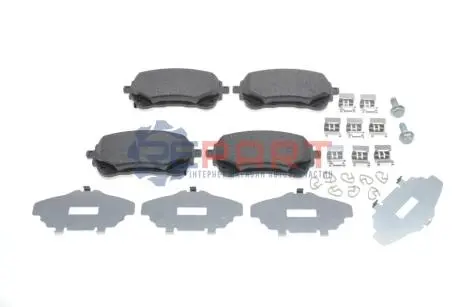 Комплект гальмівних колодок передн, SUZUKI SWACE TOYOTA COROLLA, YARIS CROSS 1.2-2.0H 10.18 ATE 13.0460-5535.2 Купити в Україні