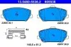Комплект гальмівних колодок передн, HYUNDAI I30, KONA 2.0 07.17 ATE (13.0460-5536.2) зображення 1
