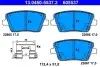 Комплект гальмівних колодок задн (з комплектуючими), HYUNDAI I30 2.0 07.17 ATE (13.0460-5537.2) зображення 1