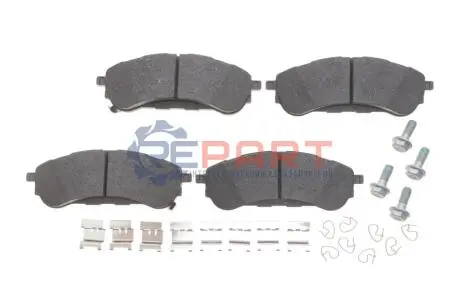 Комплект гальмівних колодок задн, FORD RANGER 2.0D 09.18 ATE 13046055432 Купити в Україні