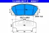 Комплект гальмівних колодок передн, LEXUS CT TOYOTA PRIUS, PRIUS PHV, YARIS 1.5/1.8H 11.05 ATE (13046056172) зображення 2