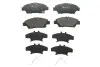 Комплект гальмівних колодок передн, HONDA CR-Z, INSIGHT, JAZZ, JAZZ III, JAZZ IV, JAZZ V 1.2-1.5H 10.07 ATE (13046056202) зображення 1
