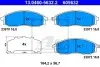 Комплект гальмівних колодок передн, NISSAN NAVARA, PATHFINDER II, PICK UP, PRIMERA 1.6-3.2D 06.90 ATE (13046056322) зображення 1