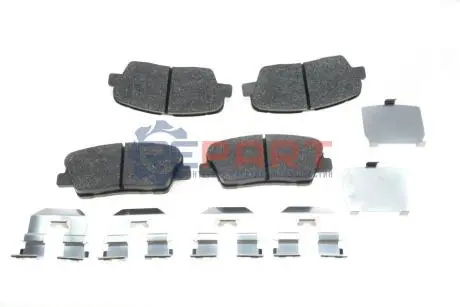 Комплект гальмівних колодок задн, HYUNDAI EQUUS / CENTENNIAL, GENESIS, GRAND SANTA FÉ, SANTA FÉ II, SANTA FÉ III KIA BORREGO, QUORIS I, SORENTO II, SORENTO III, STINGER 2.0-5.0 11.05 ATE 13046056332 Купити в Україні