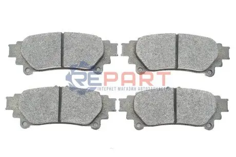 Комплект гальмівних колодок задн, LEXUS GS, IS III, RX TOYOTA PRIUS PLUS 1.8H-3.5H 12.08 ATE 13046056352 Купити в Україні