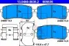 Комплект гальмівних колодок задн, HYUNDAI H-1 CARGO, H-1 TRAVEL, IX55 KIA CARNIVAL II, SORENTO III MAZDA CX-30 2.0D-3.8 10.01 ATE (13046056362) зображення 1