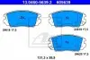 Комплект гальмівних колодок передн, HONDA CIVIC VIII HYUNDAI GRANDEUR, SONATA V 1.6-3.3 01.05-05.13 ATE (13046056392) зображення 1