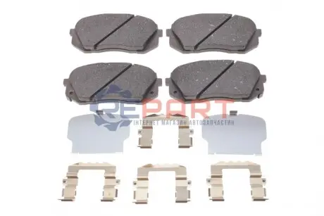 Комплект гальмівних колодок передн, HYUNDAI I40 I, I40 I CW, IX35, KONA, SONATA VII, TUCSON KIA CADENZA II, CEE'D, CEED, OPTIMA, PRO CEE'D, PROCEED, SOUL II, SPORTAGE III 1.0-Electric 08.09 ATE 13.0460-5647.2 Купити в Україні