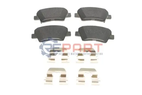 Комплект гальмівних колодок задн (з комплектуючими), HYUNDAI ACCENT IV, ACCENT V, BAYON, ELANTRA V, I10 I, I10 II, I10 III, I20 ACTIVE, I20 II, I20 III, I30, I40 I, I40 I CW 1.0-Electric 01.10 ATE 13046056502 Купити в Україні