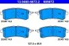 Комплект гальмівних колодок задн, INFINITI QX56, QX80 NISSAN PATROL VI 5.6 03.10 ATE (13.0460-5672.2) зображення 1