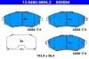 Комплект гальмівних колодок передн, CHEVROLET ASTRA, EPICA, ZAFIRA DAEWOO LEGANZA, NUBIRA, TOSCA 1.6-2.5 05.97 ATE (13.0460-5694.2) зображення 1